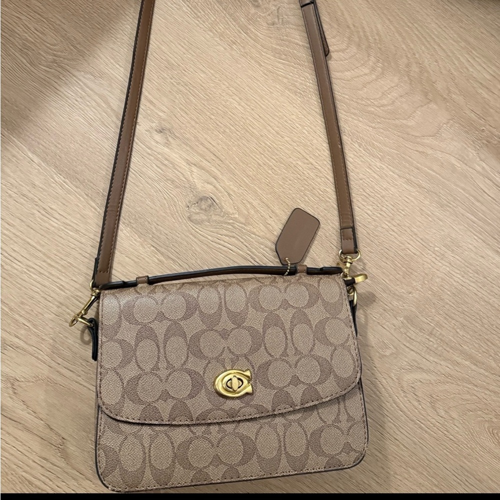 Coach Brown Signature Shoulder Bag